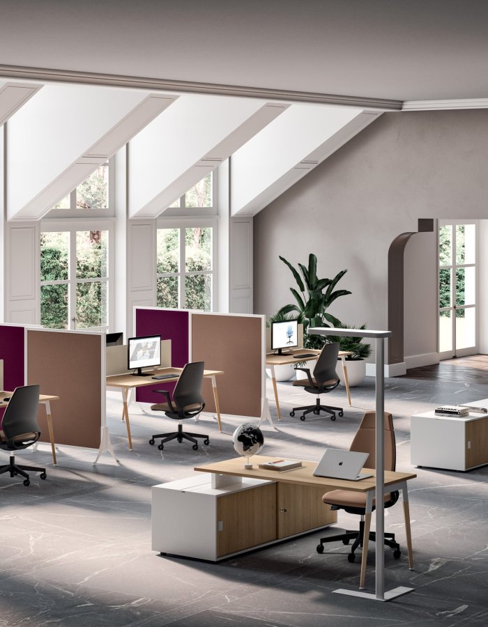 Großraumbüro & Workstation: Arbeitsplätze mit System