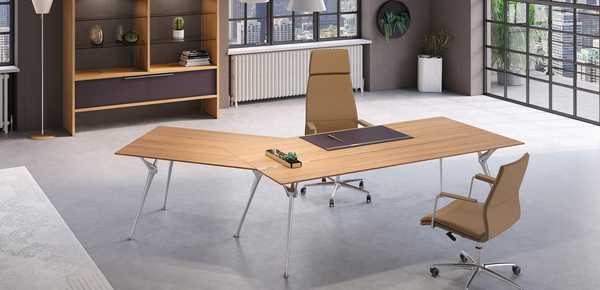 Genesis leder schreibtisch