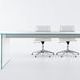 air meeting schreibtisch glas
