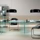 Llt schreibtisch glas Fiam