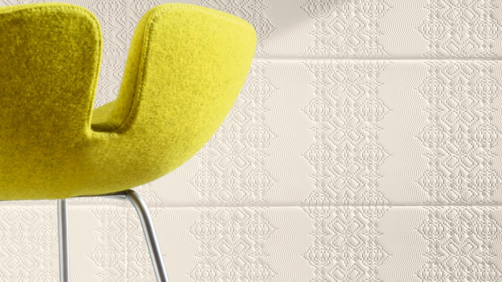 Skulpturale Bas-Relief Wand aus Feinsteinzeug von Mutina