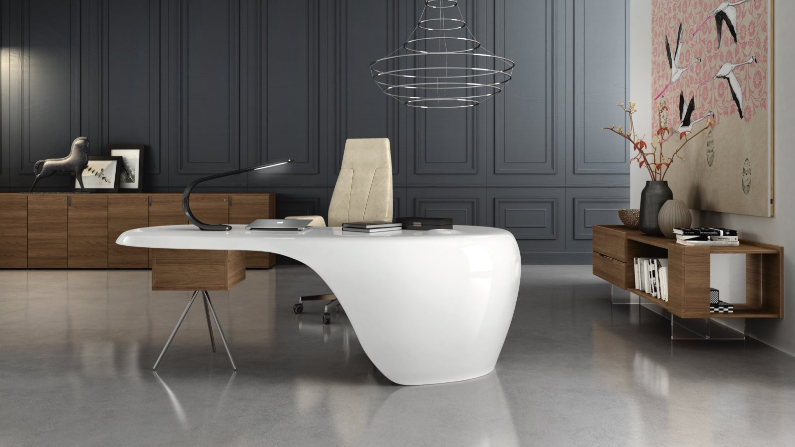 Designer-Schreibtisch Uno von Della Rovere