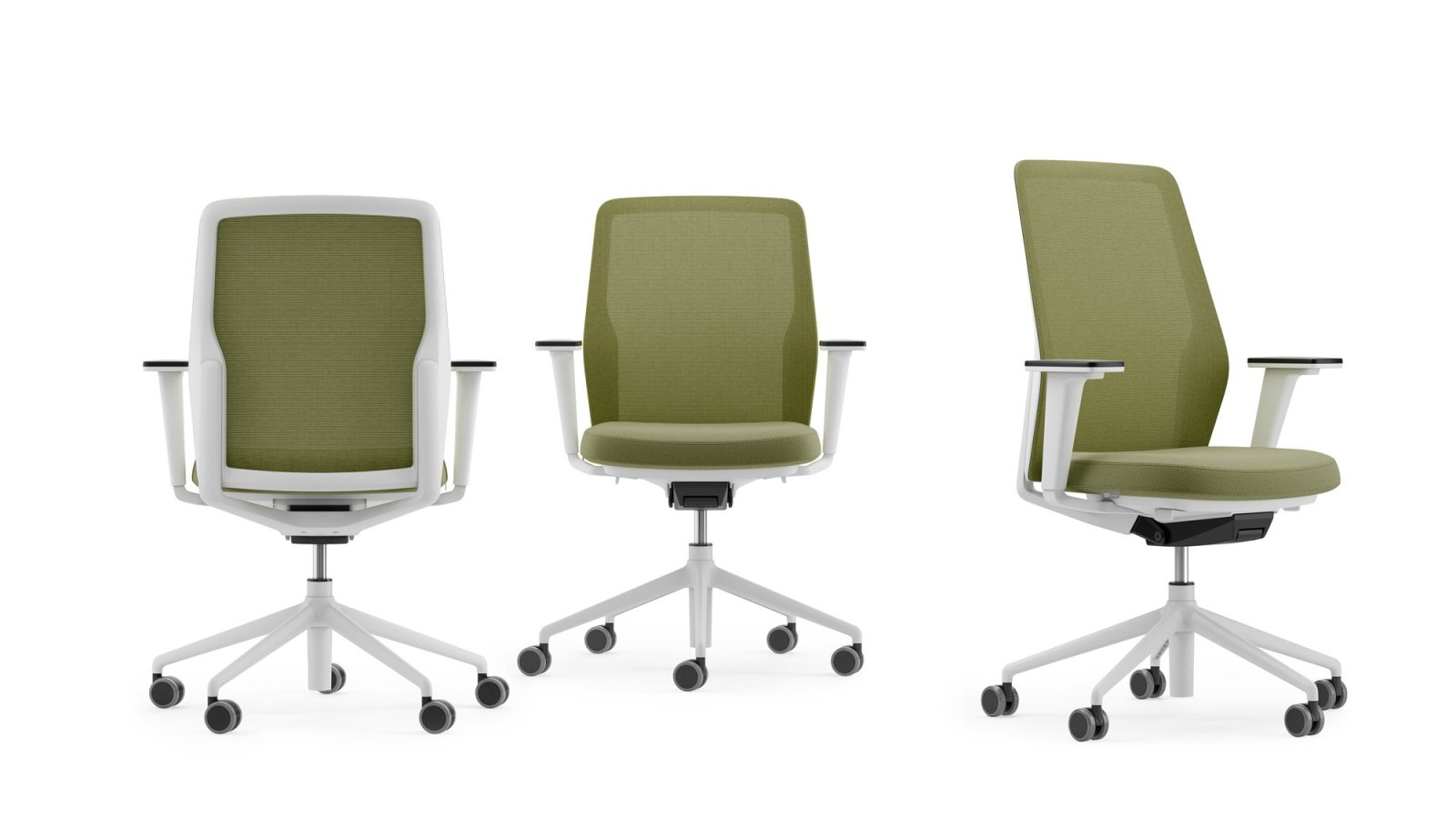 Bürodrehstuhl DuoChair von ICF Office am Schreibtisch