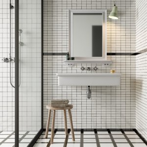 Muster Double White aus der Kollektion Mattonelle Margherita von Mutina