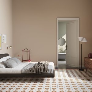 Fliese im Muster Corners, Mattonelle Margherita von Mutina, 20,5 x 20,5 cm