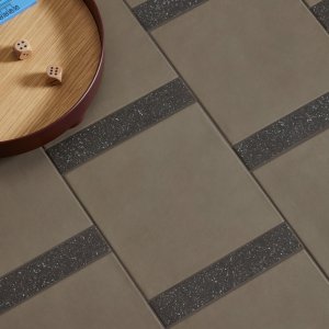Time Fliese Virginia Blue Smooth von Mutina, unglasiertes Feinsteinzeug