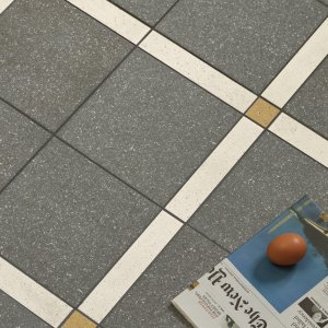 Time Fliese Etna Black Smooth von Mutina, unglasiertes Feinsteinzeug
