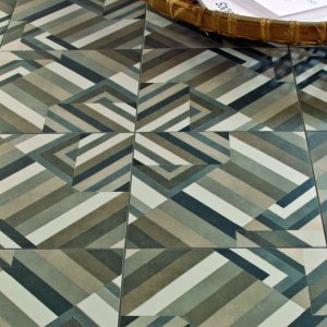 Detail des Musters Azulej Gira von Mutina