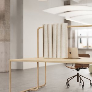 Itube Linear-Bench vor einer Fensterfront