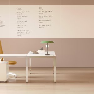 Besprechungstisch Fattore Alpha mit 320 cm und mittigem Top-Access