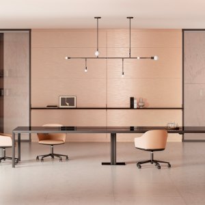 Bench-System für vier aus der Kollektion Fattore Alpha