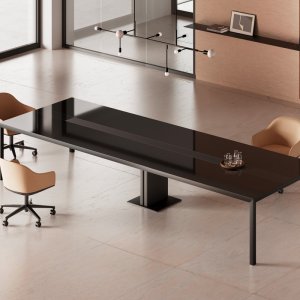 Archiutti Fattore Alpha, Beistelltisch mit 42 cm Höhe vor dem Chefschreibtisch