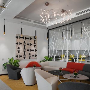 Colina Gruppe in der Unternehmenslounge