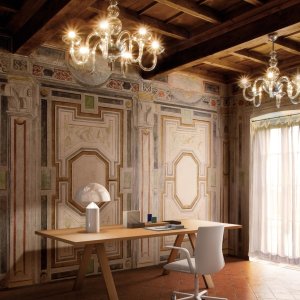 Architektonisches Profil des Cross Tisches