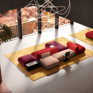 Zwei Positionen am Ralik-Modul mit Rückenlehne