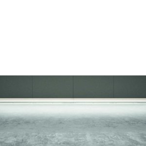 Abschliessbarer Container als Kippschutz unter der Platte