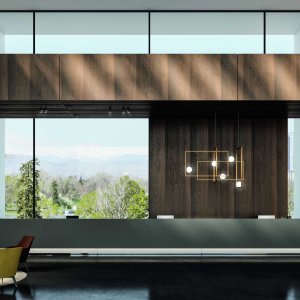 Top Access mit Steckdosen und USB an der Lux Platte