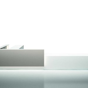 Dimmbare Zonentasten in der Schale der Lux Theke