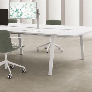 Runder E-Place Besprechungstisch Ø 120 auf Säule, DVO Office
