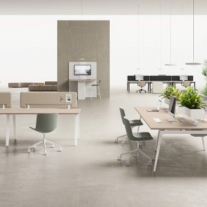 Traverse mit trapezförmigem Querschnitt und ABS-Kappe, E-Place DVO