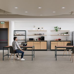 Fluido Kitchenette von Martex in Verde Giada