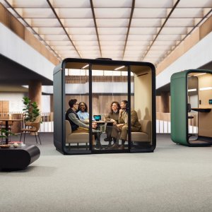 Framery Four Meeting-Pod in einem deutschen Büro