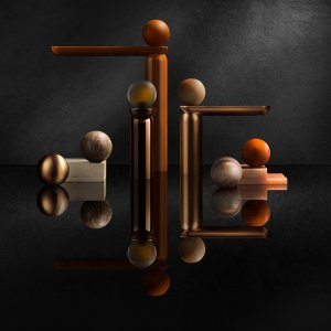 Sockel der bodenstehenden Armatur Perle von Gessi
