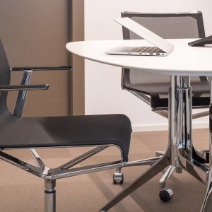 Fünfsternfuß mit Rollen der Stick Chair