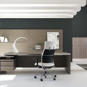 Athos Rollcontainer mit durchgehender Aluminium Griffleiste