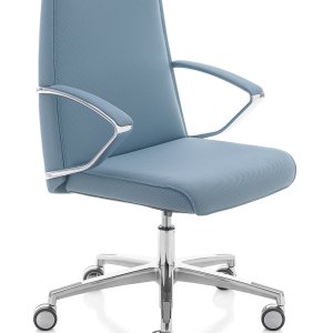 Rückseite der Lehne eines Kastel Klivia in einem Chefbüro