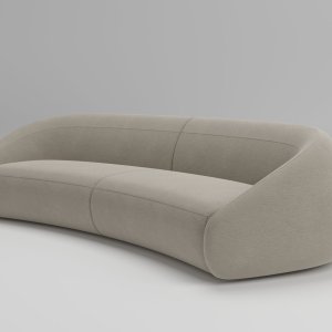 Sockel aus Esche natur unter dem Sofa Apper von LaCividina