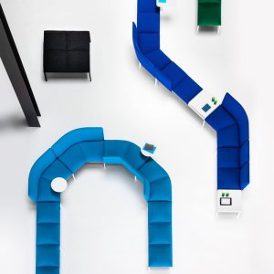 Vis-à-vis-Komposition der ADD Sitzmodule