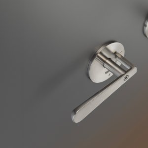 Lutezia von Cea Design, Zweigriffarmatur aus satiniertem Edelstahl