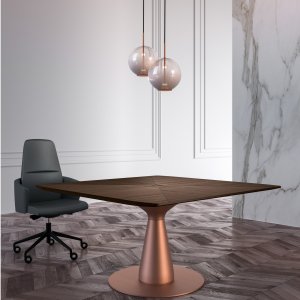 Runder Metar Tisch 160 cm fuer kleine Runden