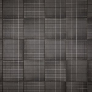 Badwand mit Aurore Charcoal Grid L Feinsteinzeug von Mutina