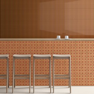Terminal-Formteil als Abschluss der Rombini-Wand