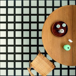 Interieur mit Mattonelle Margherita von Mutina und frei kombinierten Mustern