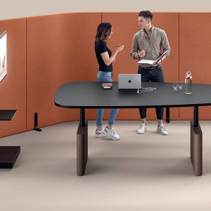 Otto Bench von Martex mit vier Arbeitsplätzen