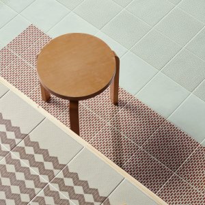 Muster Cobble Blue der Kollektion Tape in glasiertem Feinsteinzeug