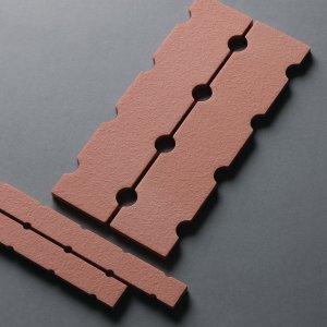 Außenverlegung von Osso & Bottone mit kontrastierender Fuge