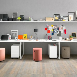 Ergonomische Schreibtische Pigreco im Open Space