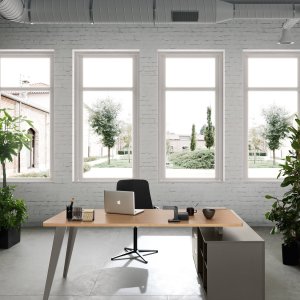 Closed-Office-Komposition Pigreco mit dritter Ebene