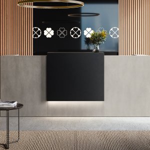 Abgesenktes barrierefreies Modul im Z2 von Quadrifoglio Empfangstresen