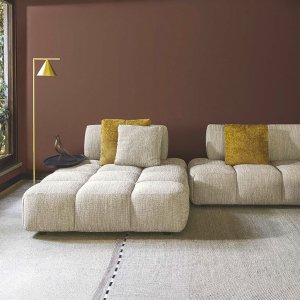 Rückenkissen des Qubik von Flexteam, 98 cm breit