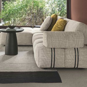 Sofa statt Wartezimmerstühle: Qubik von Flexteam im Empfangsbereich