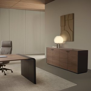 Viertüriger Schrank in Ebenholz-Typ