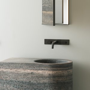 Sixty Mischer aus poliertem Edelstahl von CEA Design