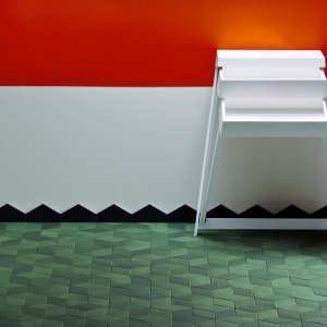 Musterfaecher der acht Tex Farben von Cream bis Black