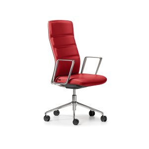 Poliertes Aluminiumgestell des Quinti-Chefsessels That’s it Executive
