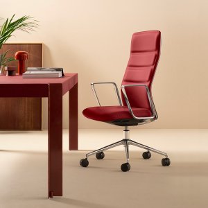 Rückseite der vorne und hinten bezogenen Lehne des That’s it Executive
